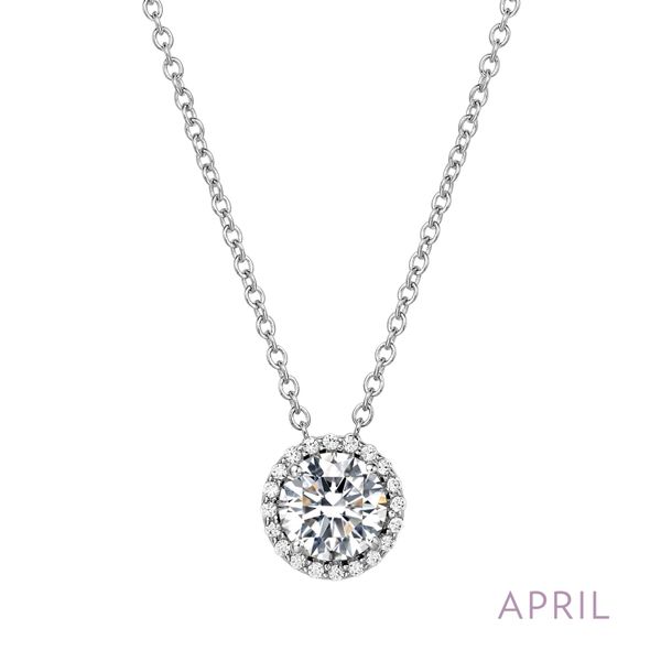 April Birthstone Necklace Conti Jewelers Endwell, NY