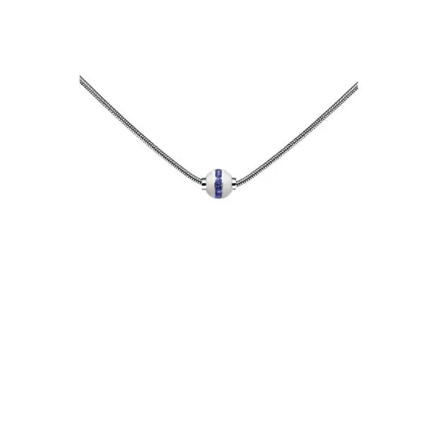 Blue Sapphire Cape Cod Necklace in Sterling Silver Conti Jewelers Endwell, NY