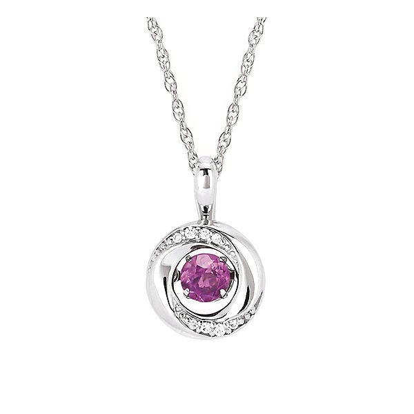 18in SS Dia Created Alexandrite Necklace Conti Jewelers Endwell, NY