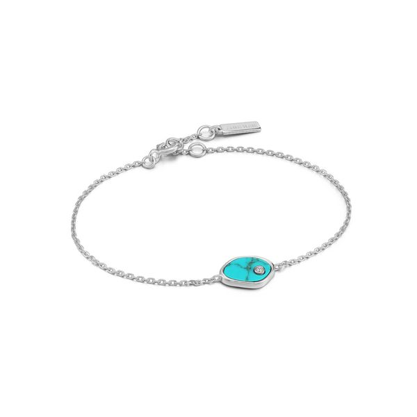 Silver Tidal Turquoise Bracelet Conti Jewelers Endwell, NY