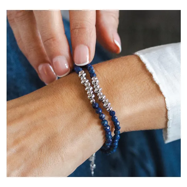 Coast Tumble Azure Gemstone Beaded Bracelet Image 2 Conti Jewelers Endwell, NY