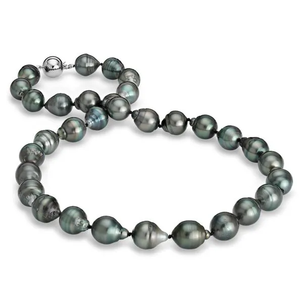 Baroque Tahitian Cultured Pearl Necklace Conti Jewelers Endwell, NY