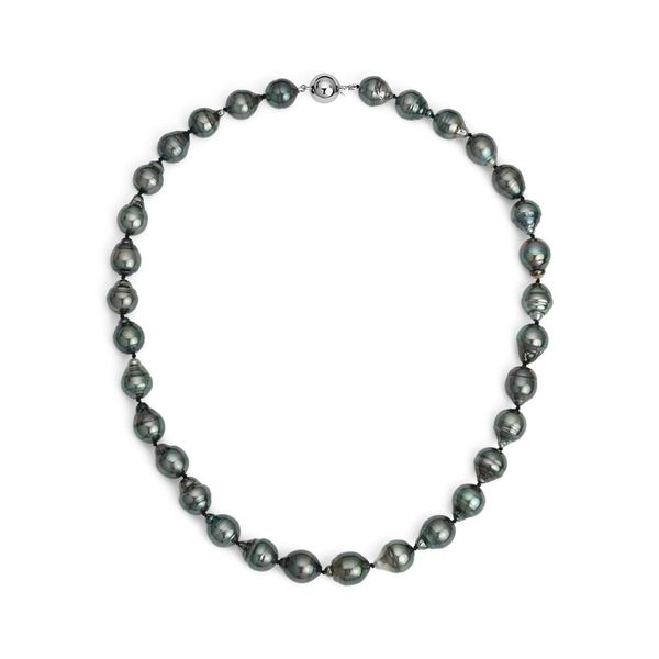 Baroque Tahitian Cultured Pearl Necklace Image 2 Conti Jewelers Endwell, NY