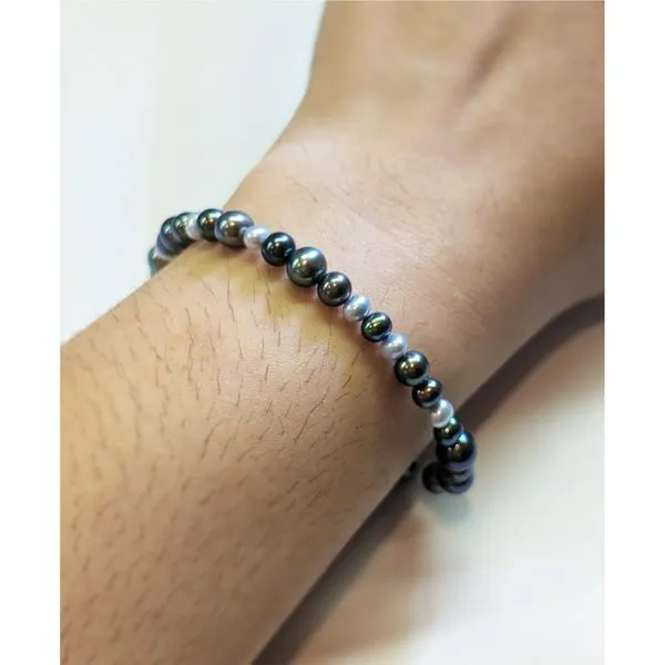 Freshwater Multi-Colored Pearl Bracelet in Sterling Silver Image 2 Conti Jewelers Endwell, NY