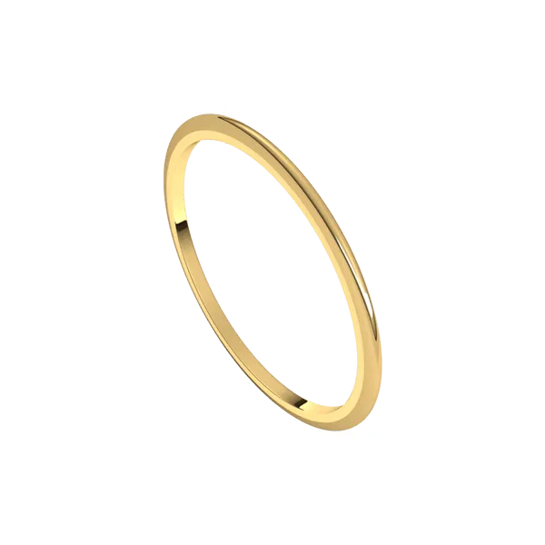 Classic 1mm Wedding Band in 14k Yellow Gold Conti Jewelers Endwell, NY