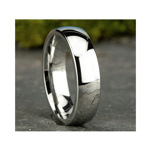 Men's 6mm Comfort Fit Plain Band in Cobalt Chrome Image 2 Conti Jewelers Endwell, NY
