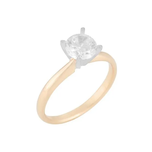 3/4 ct Round Solitaire Semi-Mounting in 14kYellow Gold Conti Jewelers Endwell, NY