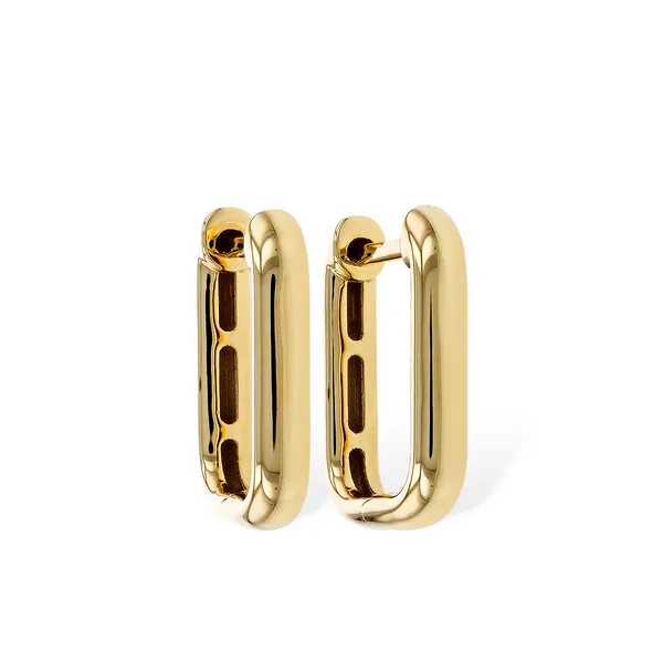 15mm Huggie Earrings in 14k Yellow Gold Conti Jewelers Endwell, NY