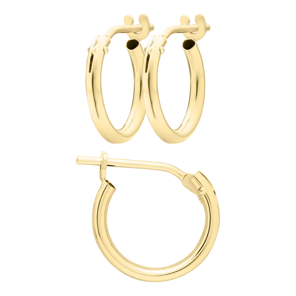 Children's KK 14k Yellow Gold Hoop Conti Jewelers Endwell, NY