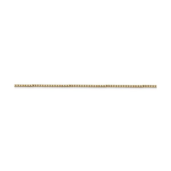 24" 14k YG 1mm Box Chain 5.12g Image 3 Conti Jewelers Endwell, NY