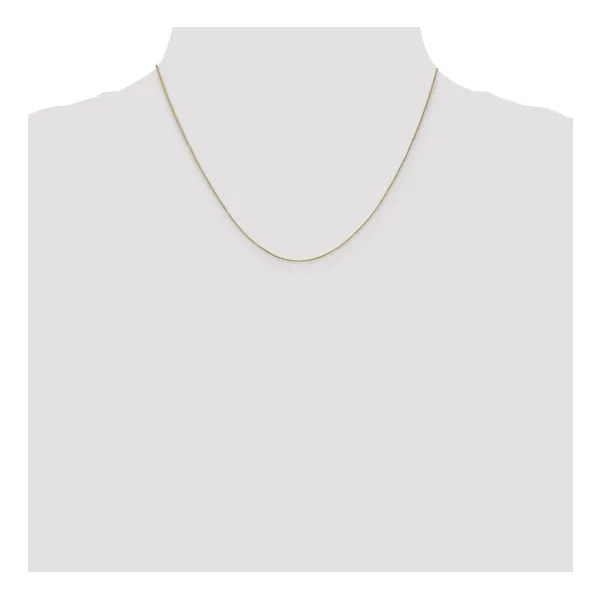 .5mm Baby Box Chain in 14k Yellow Gold, 18