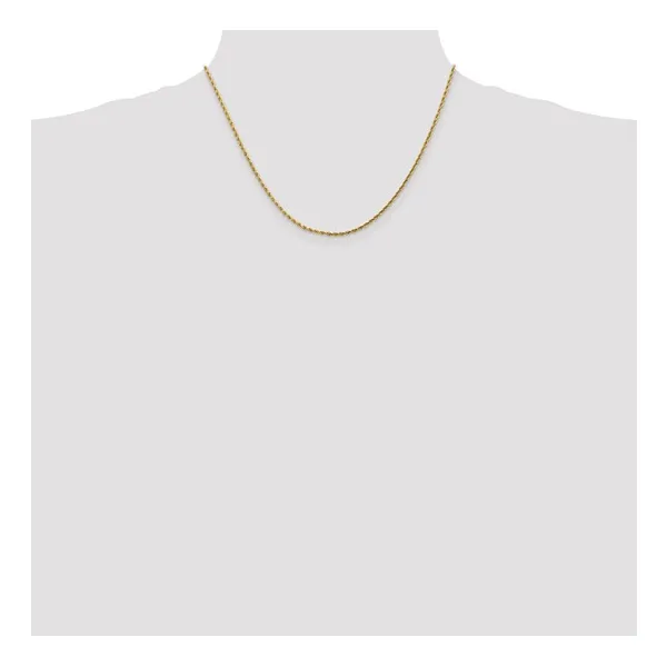 1.75mm Diamond-Cut Rope Chain in 14k Yellow Gold, 18