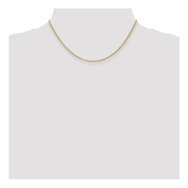 1.5mm Loose Rope Chain in 14k Yellow Gold, 16