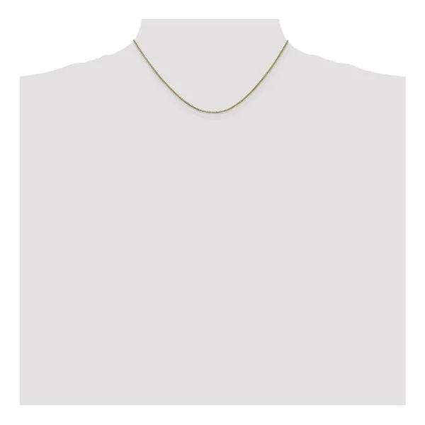 1mm Box Chain in 14k Yellow Gold, 16