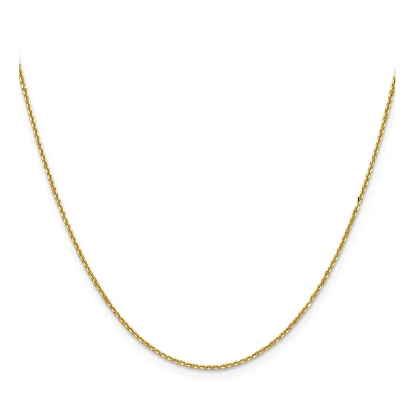 1.25mm Diamond-Cut Round Cable Chain in 14k Yellow Gold, 18