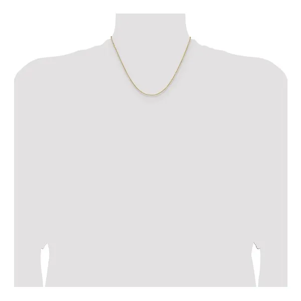 1.25mm Diamond-Cut Round Cable Chain in 14k Yellow Gold, 18