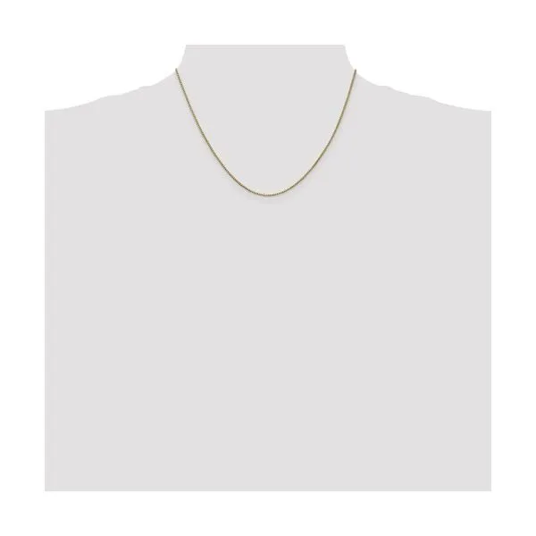 1mm Box Chain in 14k Yellow Gold, 18