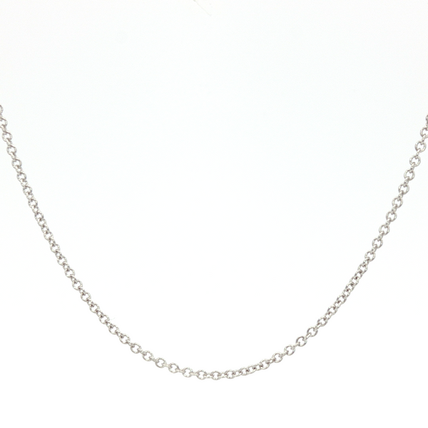 Chain Necklace in 14k White Gold 18