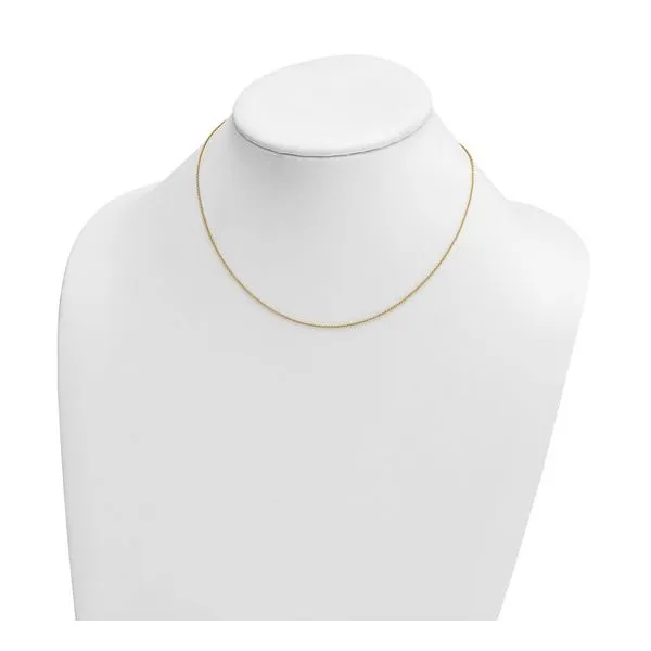 1.1mm Solid Cable Chain in 14k Yellow Gold, 16