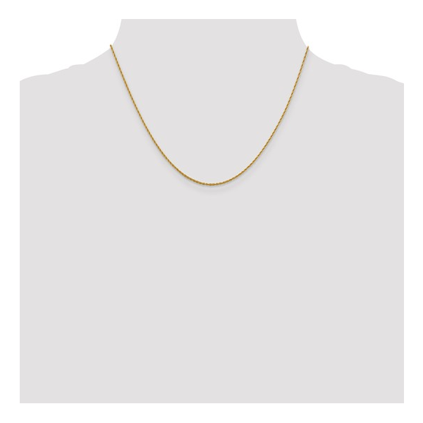 1.3mm Loose Rope Chain in 14k Yellow Gold, 18" Image 2 Conti Jewelers Endwell, NY