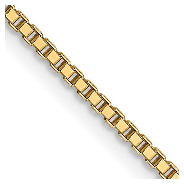 1mm Box Chain in 14k Yellow Gold, 18