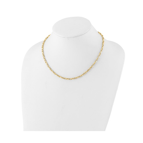 14k Yellow Gold Cable-Link Necklace Image 2 Conti Jewelers Endwell, NY