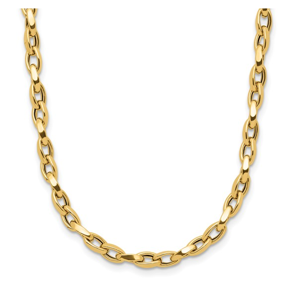 14k Yellow Gold Cable-Link Necklace Conti Jewelers Endwell, NY