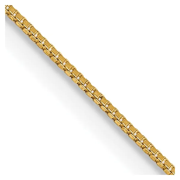 1.1mm Box Chain in 14k Yellow Gold, 22