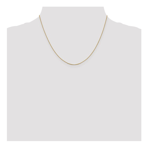 .85 mm Diamond-Cut Cable Chain in 14k Yellow Golld, 18" Image 2 Conti Jewelers Endwell, NY