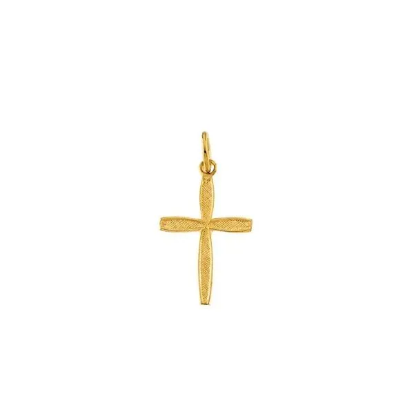 14 x 10mm Youth Cross Pendant in 14k Yellow Gold Conti Jewelers Endwell, NY