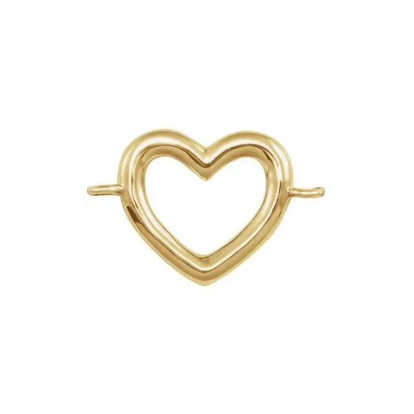 10K Yellow Heart Link Conti Jewelers Endwell, NY