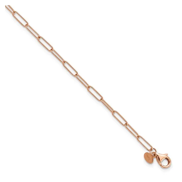 14K Rose Gold Polished Fancy Link Bracelet Conti Jewelers Endwell, NY