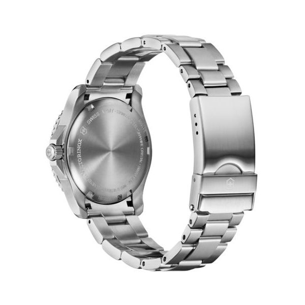 Maverick Small with Blue Bezel and Stainless Steel Bracelet Image 3 Conti Jewelers Endwell, NY