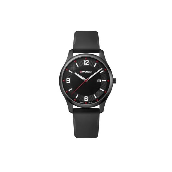 City Active, 43mm in Black with Black Silicone Strap Conti Jewelers Endwell, NY