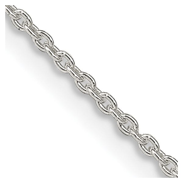 1.5mm Cable Chain with 2in ext. in Sterling Silver, 18