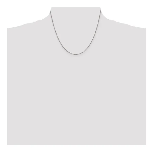 Sterling Silver .9mm Box Chain, 18