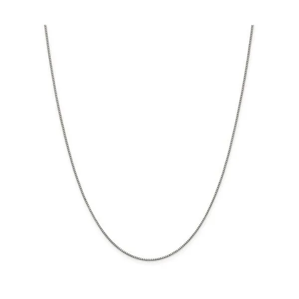 Sterling Silver .9mm Box Chain, 18