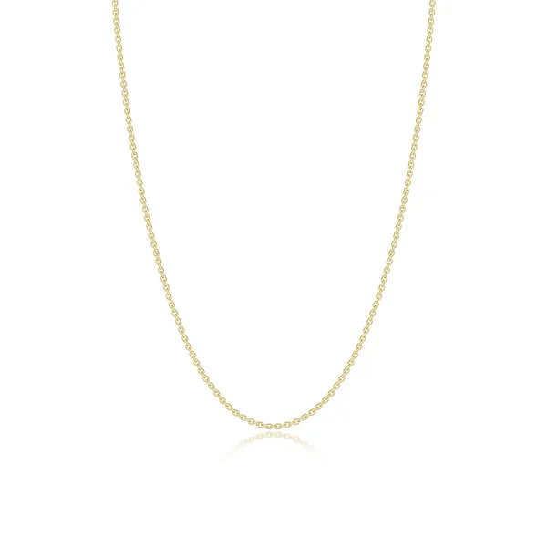 1.20mm Cable Chain in Yellow Gold-Plated Sterling Silver, 20