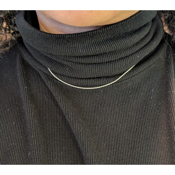 1.3 mm Diamond-Cut Rope Chain in Sterling Silver, 18" Image 2 Conti Jewelers Endwell, NY