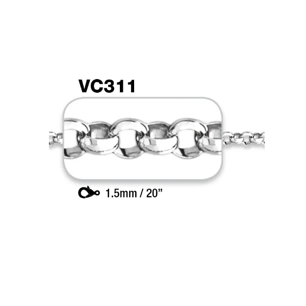 Sterling Silver Chain Necklace Conti Jewelers Endwell, NY