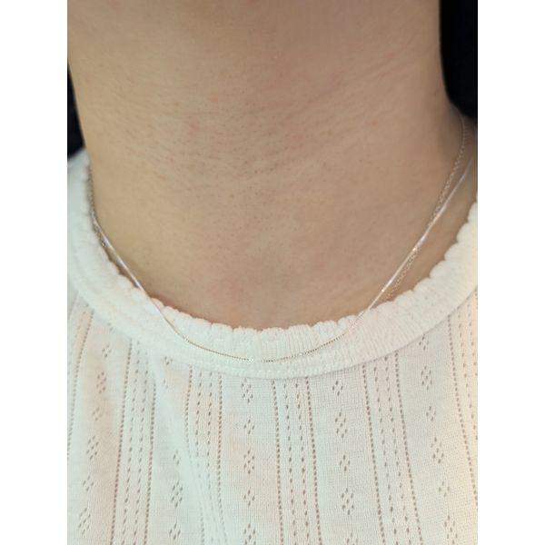 .6mm Box Chain in Sterling Silver, 16