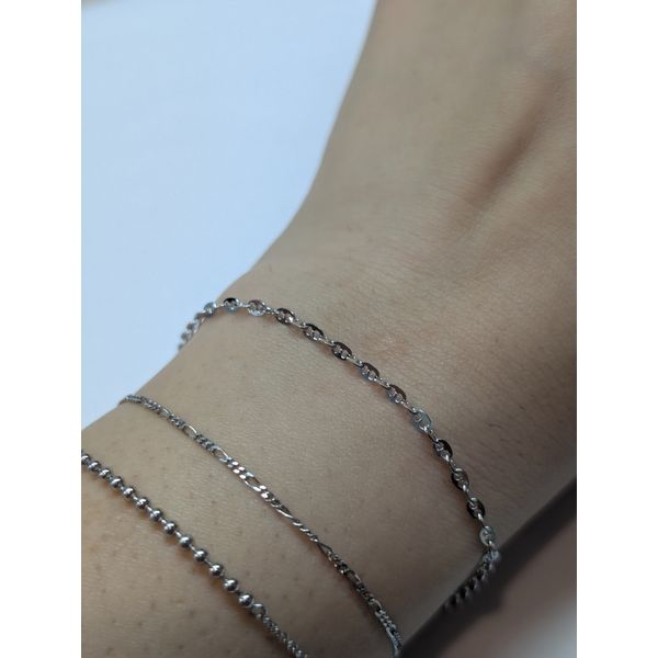 Small Lucy Chain Bracelet in Sterling Silver Image 2 Conti Jewelers Endwell, NY