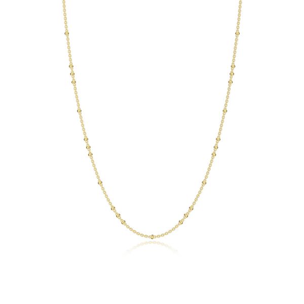 Luna Chain in Sterling Silver Yellow Gold Conti Jewelers Endwell, NY