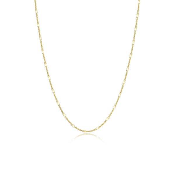 Stella Chain in Sterling Silver in Yellow Gold Conti Jewelers Endwell, NY