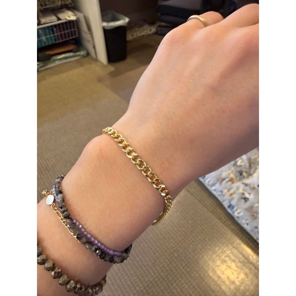 SS YGP Large Cleo Cuban Bracelet Image 2 Conti Jewelers Endwell, NY