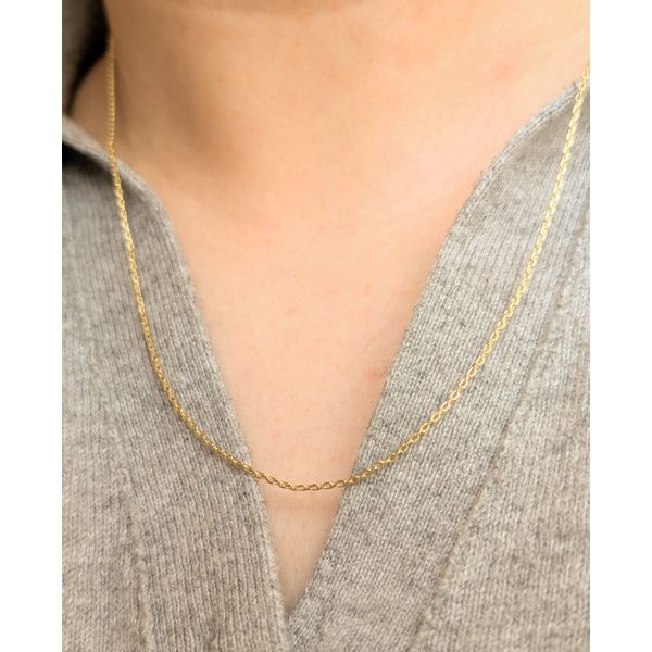 1.20mm Cable Chain in Yellow Gold-Plated Sterling Silver, 20