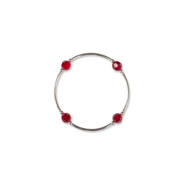 January Garnet Birthstone Bracelet Conti Jewelers Endwell, NY