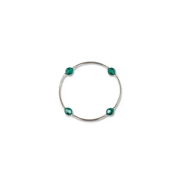 May Emerald Birthstone Bracelet Conti Jewelers Endwell, NY