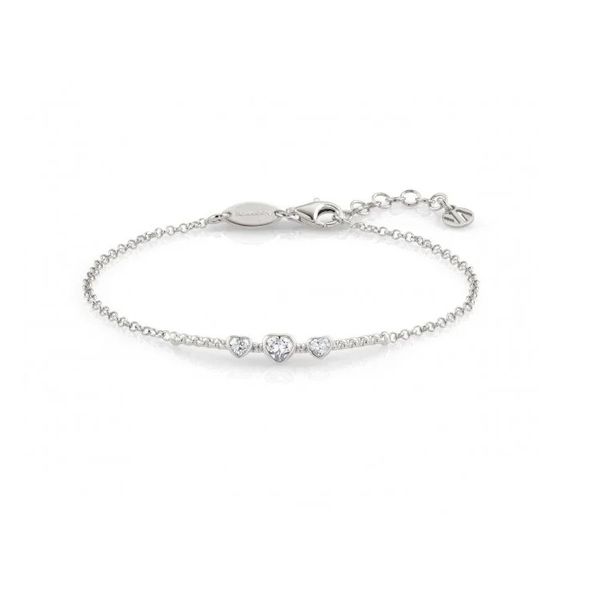 Bella Bracelet with 3 Hearts in Sterling Silver Conti Jewelers Endwell, NY