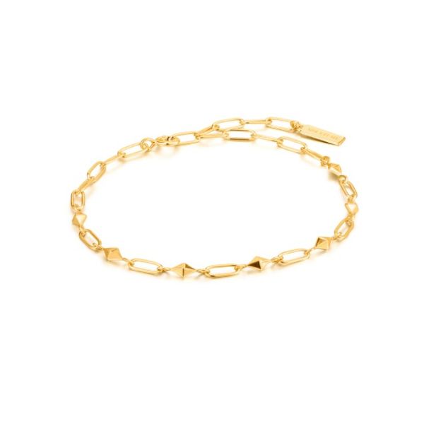 Gold Heavy Spike Bracelet Conti Jewelers Endwell, NY
